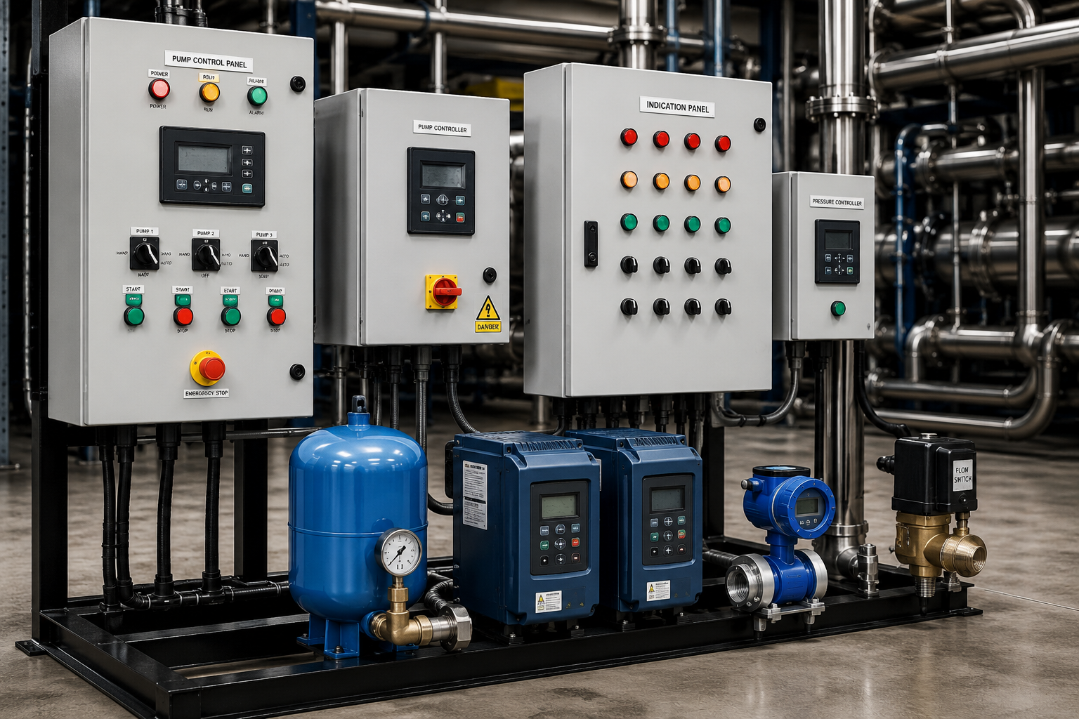 Pump control systems